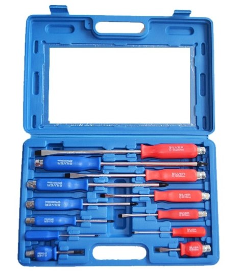 WKRĘTAKI DO POBIJANIA 12szt./SILVER SILVER