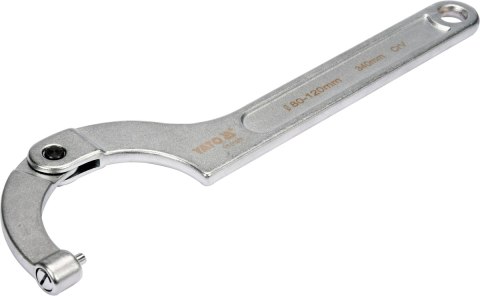 YATO KLUCZ HAKOWY OKRĄGŁY BOLEC, PRZEGUBOWY 80-120mm YATO