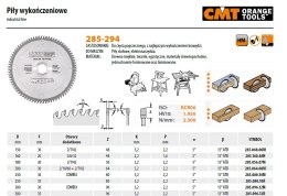 CMT PIŁA HM D=160 F=20 Z=48 K=2,2/1,6 CMT