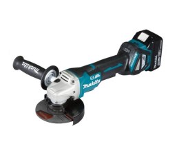 MAKITA SZLIFIERKA KĄTOWA 18V 125mm 2 x 5,0Ah LI-ION REG.OBR. BLDC WALIZKA MAKPAC DGA517RTJ MAKITA