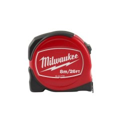 MILWAUKEE MIARA ZWIJANA 8m SLIM S8/25 MILWAUKEE