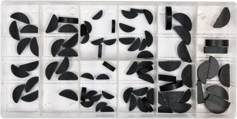 YATO ZESTAW KLINÓW PÓŁOKRĄGŁYCH CZÓŁENKOWYCH 80szt. YATO