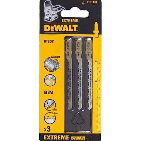 DEWALT BRZESZCZOT DO WYRZYNARKI 82,6x1,4mm T101AOF LAMINAT /3szt. DEWALT