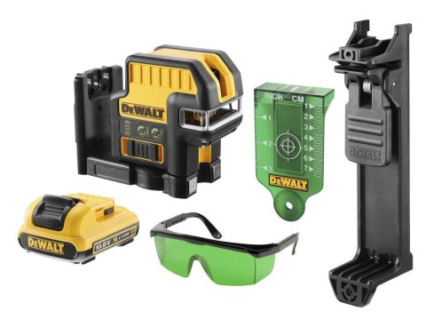 DEWALT LASER LINIOWY 12V DCE0825D1G ZIELONY + 5-PUNKTOWY DEWALT