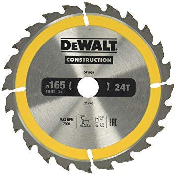 DEWALT PIŁA TARCZ.165x20mmx30z DEWALT