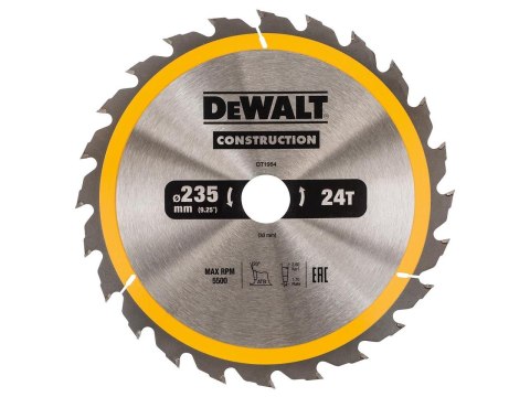 DEWALT PIŁA TARCZ.235x30mmx24z DEWALT