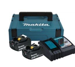 MAKITA ZESTAW ZASILAJĄCY 18V (BL1830Bx2+DC18RC) MAKPAC MAKITA