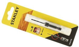 STA.WIERTŁO PILOTUJĄCE 8mm + POGŁĘBIACZ STANLEY