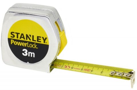 STANLEY MIARA ZWIJANA 3mx12,7 POWERLOCK CHROM KARTA STANLEY