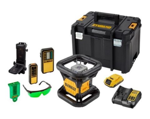 DEWALT.LASER OBROTOWY 18V DCE079D1G ZIELONY SAMOPOZIOM. 76m 1x2,0Ah TSTAK DEWALT