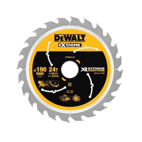 DEWALT PIŁA TARCZ.190x30mmx24z DEWALT