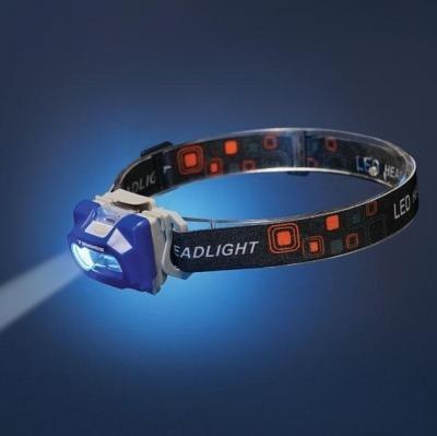 TIROSS LATARKA CZOŁOWA WODOODPORNA 3W+1,5W COB 3xAAA / BEZ BATERII TIROSS