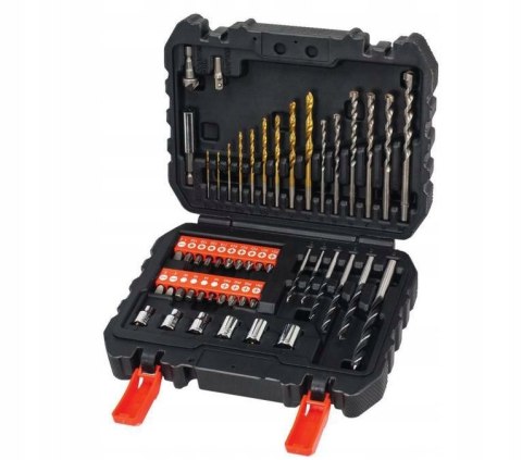 BLACK+DECKER ZESTAW WIERTEŁ I BITÓW 50szt. BLACK+DECKER