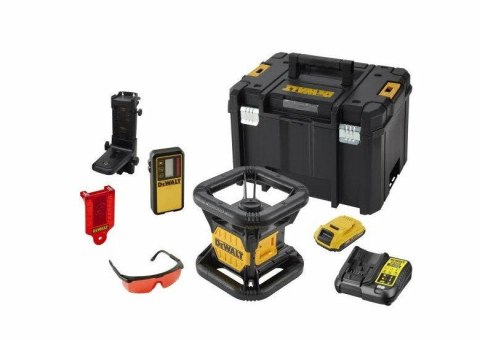 DEWALT.LASER OBROTOWY 18V DCE074D1R SAMOPOZIOM. 45m 1x2,0Ah TSTAK DEWALT