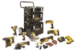 DEWALT.ZESTAW COMBO 18V (DCD996+DCF887+DCG405+DCH273+DCS355+DCS367+DCS570+DCL050) 4x5,0Ah DCK853P4 DEWALT