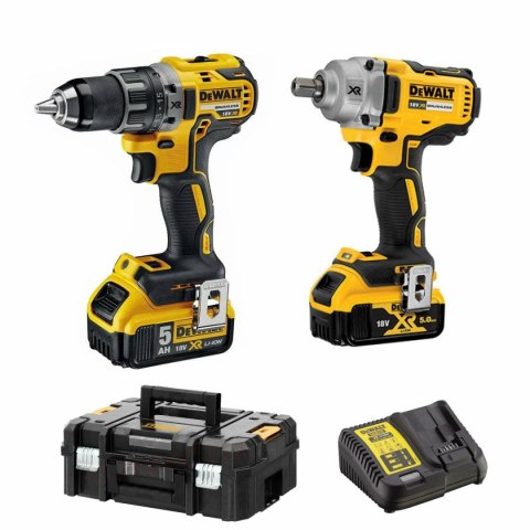 DEWALT.ZESTAW COMBO 18V DCK2077P2T (DCD791+DCF894) 2x5,0Ah 2xTSTAK II DEWALT