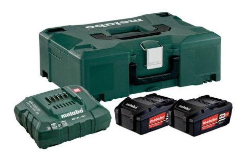 METABO AKUMULATOR 18V 5,2Ah x2 +ŁADOW. ASC 55 METABOX METABO