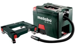 METABO ODKURZACZ 18V WALIZKOWY AS 18 L PC CARRCASS +PODSTAWA NA KÓŁKACH METABO
