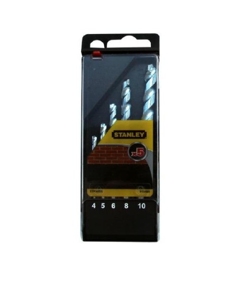 STA.WIERTŁA ZESTAW DO BETONU 5szt. 4-10 STANLEY