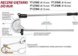 YATO GIĘTARKA DO RUR 12mm 21842... YATO