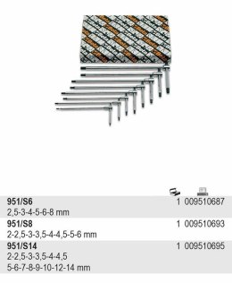 BETA KOMPLET KLUCZ TRZP.TYPU T /14el. BETA
