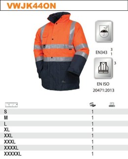 BETA KURTKA 5W1 OSTRZ.POM.-GRAN.S BETA