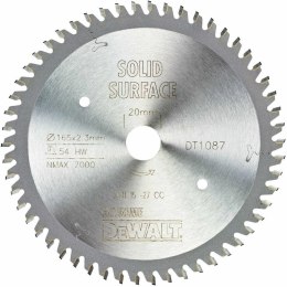 DEWALT PIŁA TARCZ.165x20mmx54z MTCG DEWALT