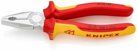 KNIPEX SZCZYPCE UNIWERSALNE IZOLOWANE 180mm KNIPEX