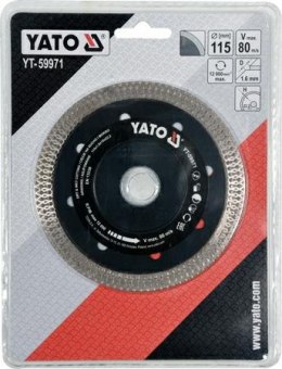 YATO TARCZA DIAMENTOWA 115mm DO CERAMIKI YATO