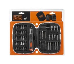 BLACK+DECKER ZESTAW AKCESORIÓW 45szt. BLACK+DECKER