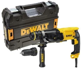 DEWALT MŁOTOWIERTARKA Z OPCJĄ KUCIA 800W 2,8J + UCHWYT + KUFER + AKCESORIA DEWALT