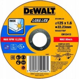 DEWALT TARCZA METAL 125x1,6mm DEWALT