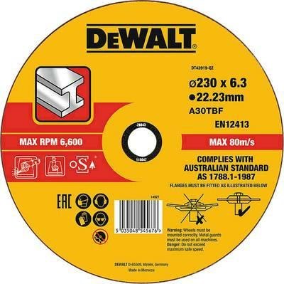 DEWALT TARCZA SZLIF.MET. 230x6,0mm DEWALT