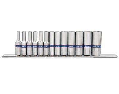 KING TONY KOMPLET NASADEK DLUGICH 1/4" 13cz. 4-14mm KING TONY