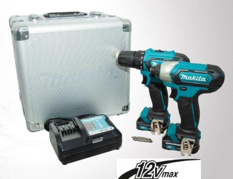 MAKITA ZESTAW COMBO 12V CLX224X (DF333D+TD110D) 2x1,5Ah MAKITA