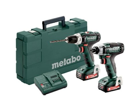 METABO ZESTAW COMBO 2.7.1 12V ZAKRĘTARKA SSD + WKRĘTARKA BS + 2x2,0 METABO