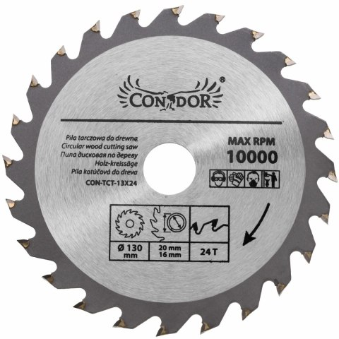 PIŁA TARCZ.WIDIA 125*22*40z /DREL DREL/CONDOR