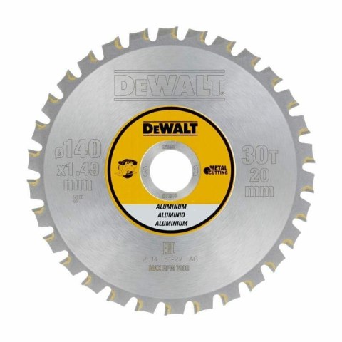 DEWALT PIŁA TARCZ.140x20mmx30z DEWALT