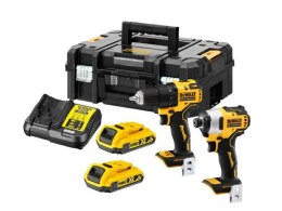 DEWALT ZESTAW COMBO 18V WKRĘTARKA DCD708 + ZAKRĘTARKA DCD809 2x2,0Ah TSTAK DCK2061D2T DEWALT