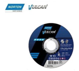 NORTON TARCZA VULCAN DO METALU 125 x 3.0 x 22.2mm-T41 A30S NORTON