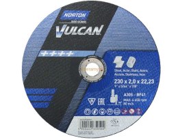 NORTON TARCZA VULCAN DO METALU 230 x 2.0 x 22.2mm-T41 A30S NORTON