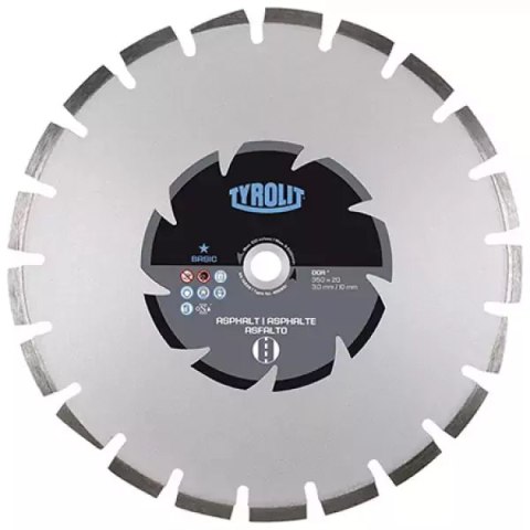 TARCZA D. BETON DCA 350 /TYROLIT 25,4mm ASFALT TYROLIT