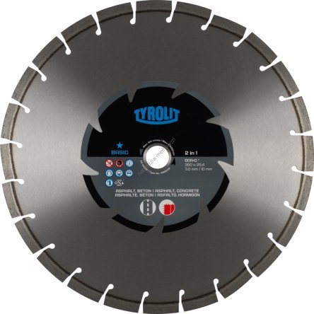 TARCZA D. BETON DCA+C 350 /TYROLIT 25,4mm TYROLIT
