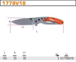 BETA NÓŻ SKŁADANY 1778V18 BETA
