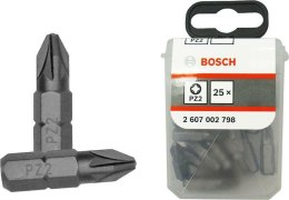 BOSCH KOŃCÓWKA WKRĘCAJĄCA EXH PZ2 x 25mm 25szt. BOSCH