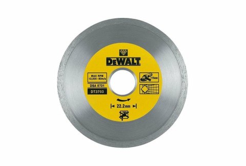 DEWALT TARCZA DIAM.PEŁ. 115x1,6x5x22,2mm DEWALT