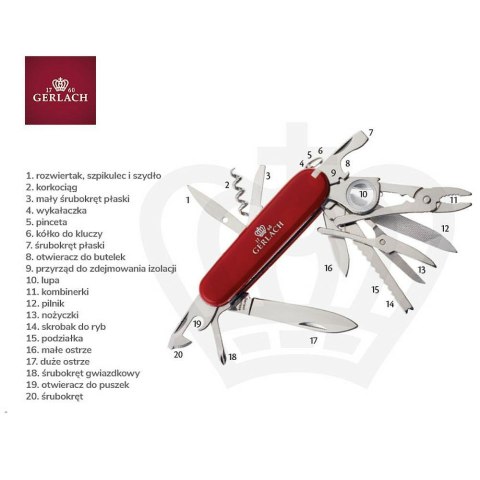 GERLACH.SCYZORYK 20-FUNKCYJNY %%% GERLACH