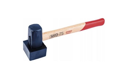 JUCO MŁOTEK KAMIENIARSKI Z GUMĄ 1,5kg JUCO