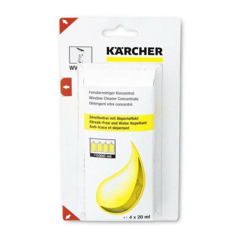 KARCHER ŚRODEK DO CZYSZCZENIA SZKŁA W KONCENTRACIE RM 503 4x20ml KARCHER