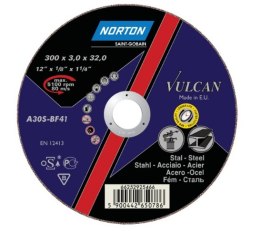 NORTON TARCZA VULCAN DO METALU 300 x 3.0 x 32 mm-T41 A30S... NORTON